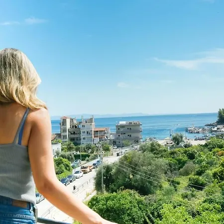 Ama's 2 - Parking, Sea View & Kitchen Apartment Himare